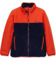 Lands' End Kids Water Resistant Mixed Media Insulated Jacket