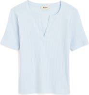 Madewell Pointelle Crewneck Short Sleeve T-Shirt