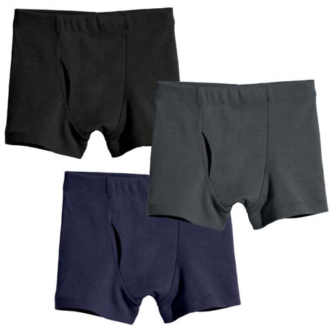 Boys Super-Soft Organic 100% Cotton Boxer Briefs (Toddler, Little Kid, Big Kid)