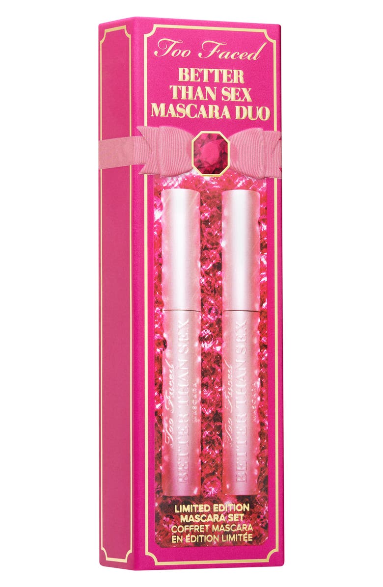 Too Faced Better Than Sex Mascara Duo $58 Value, Alternate, color, Black