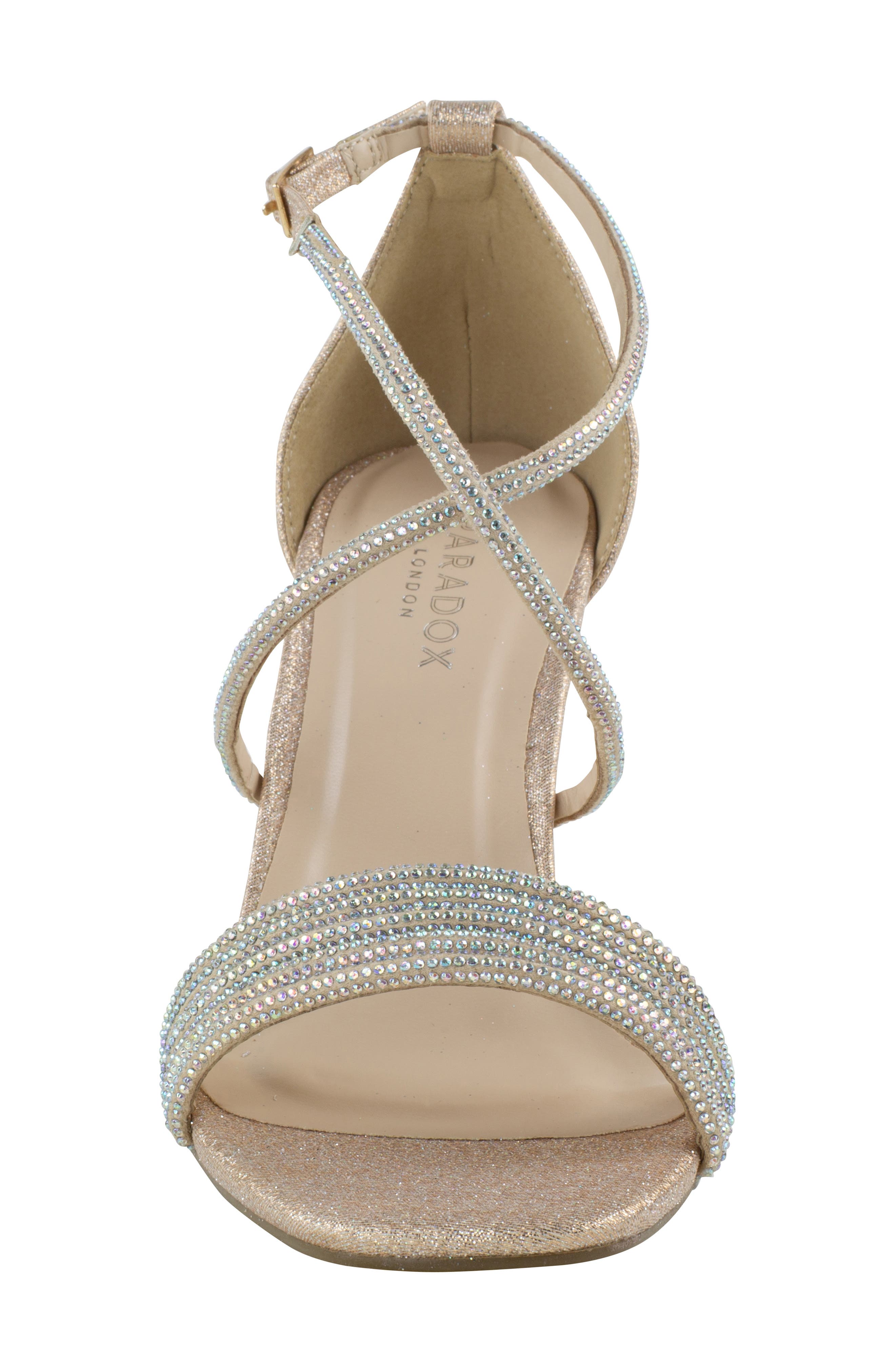 Mackenzie Embellished Sandal, Alternate, color, CHAMPAGNE