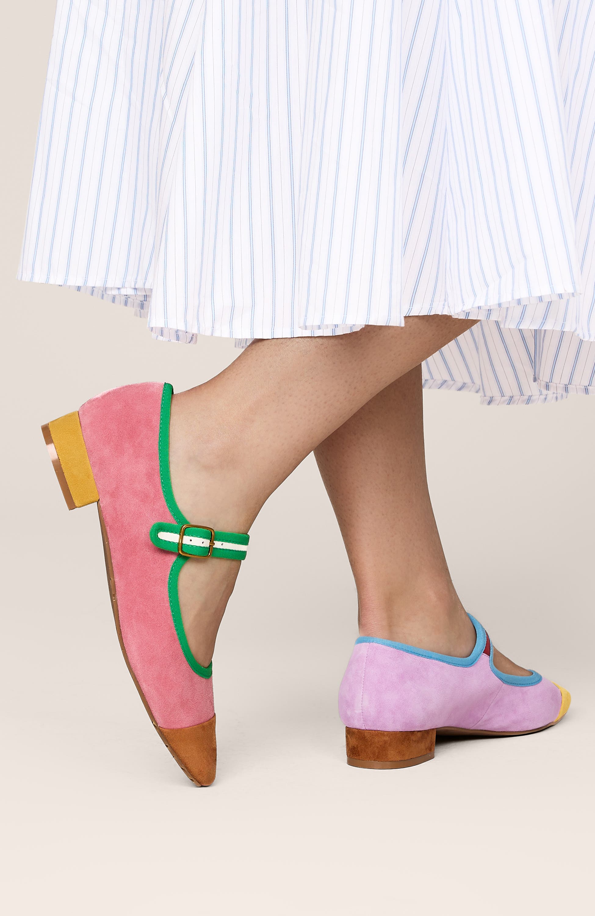 Rhiannon Cap Toe Mary Jane Pump, Alternate, color, Nassau