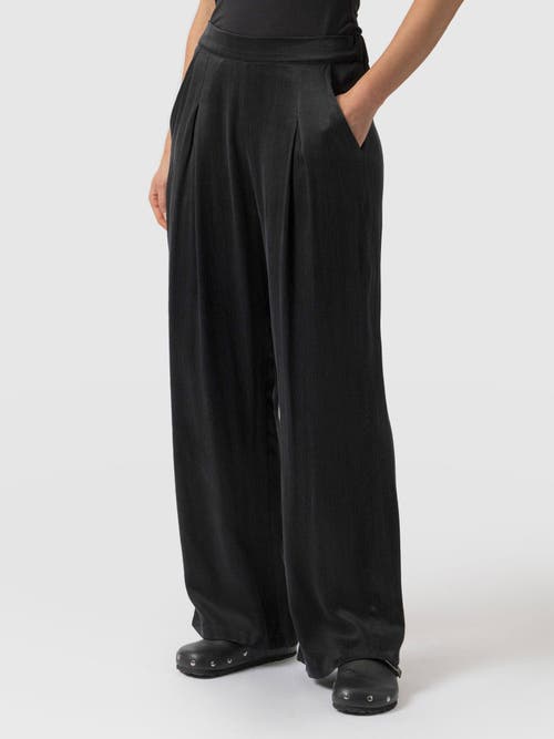 Saint + Sofia Rowan Wide Leg Pant In Black