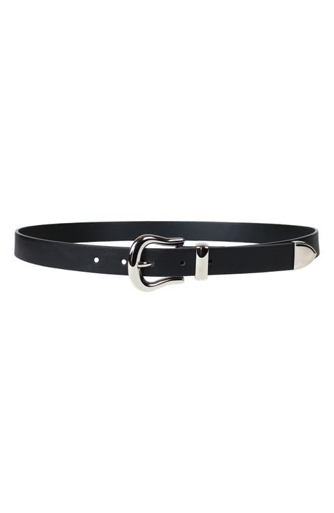 Sculpted Faux Leather Belt