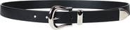 Linea Pelle Sculpted Faux Leather Belt