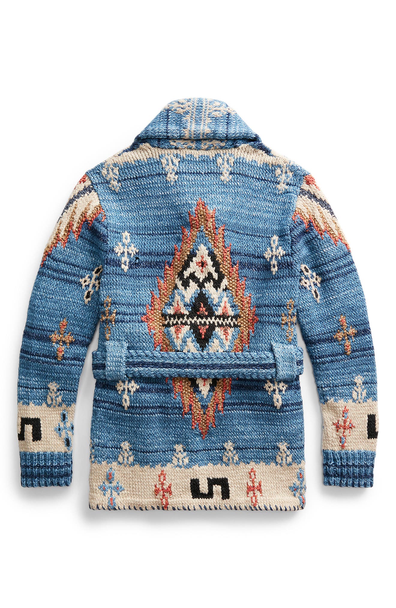 Double RL RRL Ranch Belted Shawl Collar Cardigan | Nordstrom