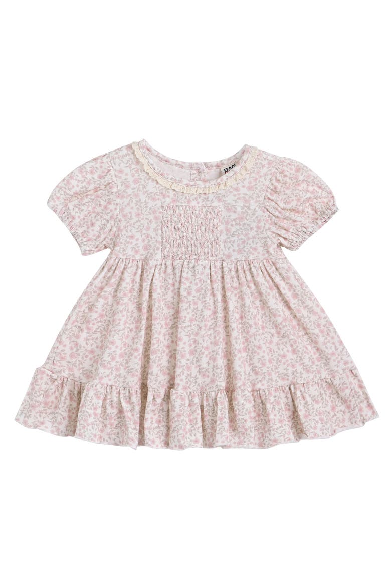 Floral Smocked Dress, Main, color, Pink