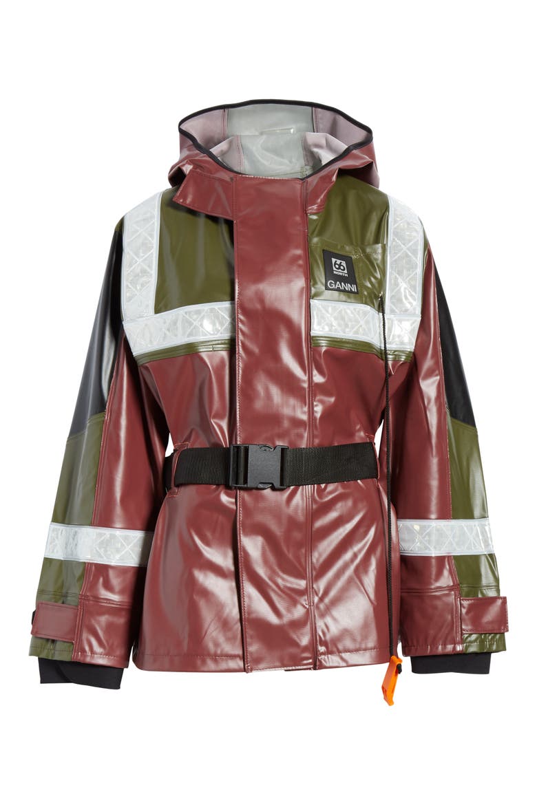 x 66°North Flot Hooded Unisex Jacket, Alternate, color, KALAMATA 861