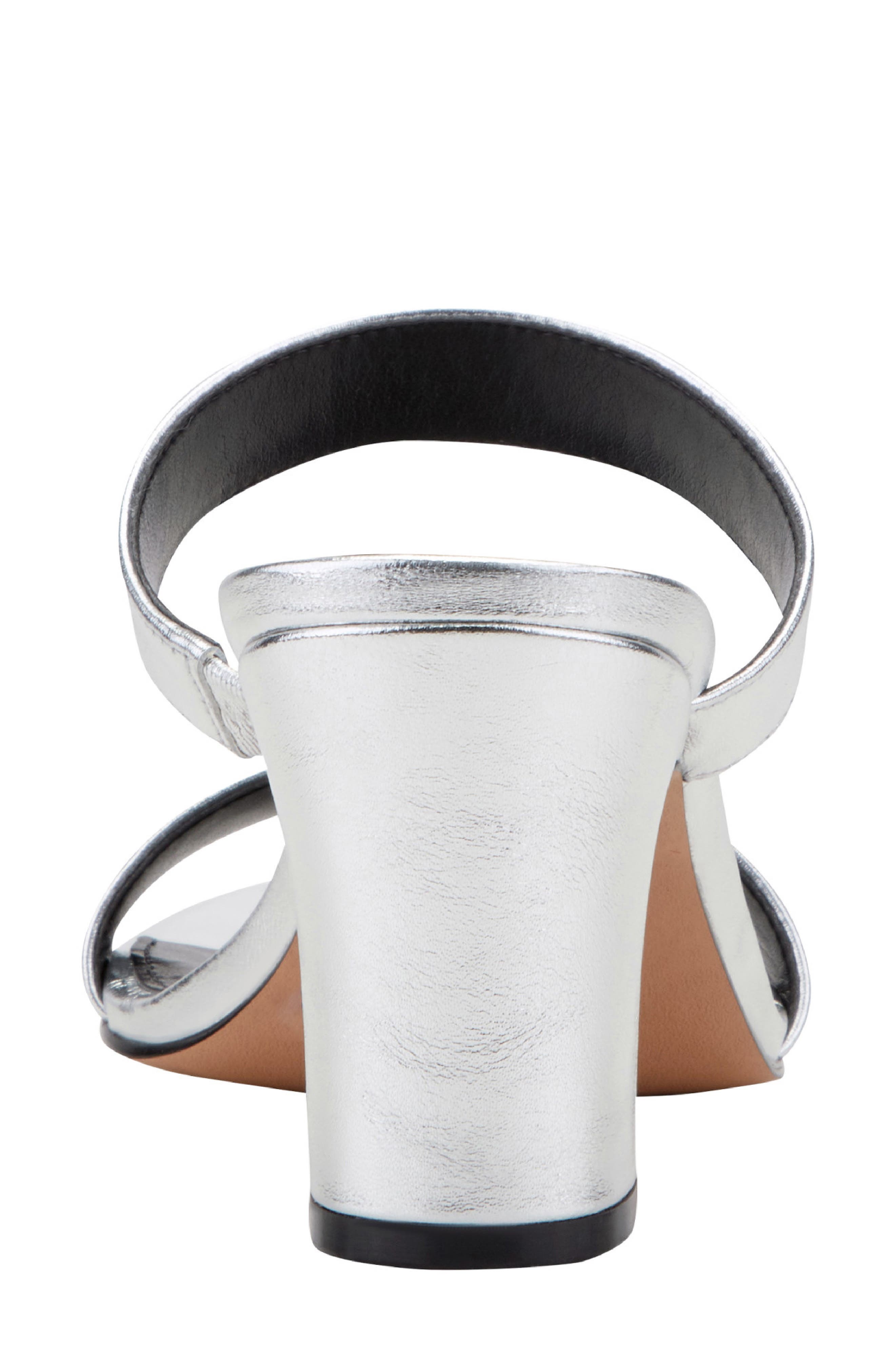 Marc Fisher LTD Jessey Slide Sandal, Alternate, color, Silver