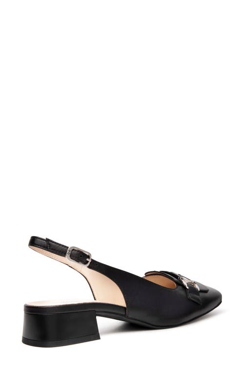 Nerogiardini Slingback Bit Loafer Pump In Black