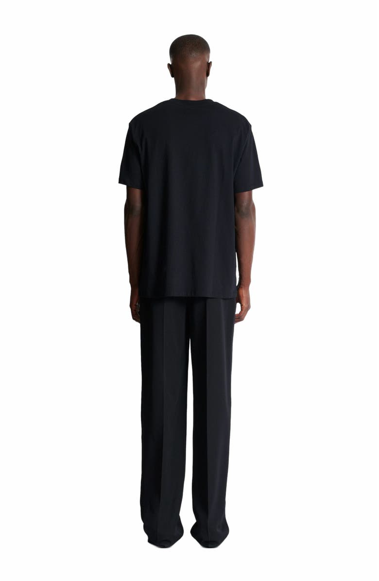 Balmain Printed Balmain Universe Logo And Planet T-Shirt, Alternate, color,