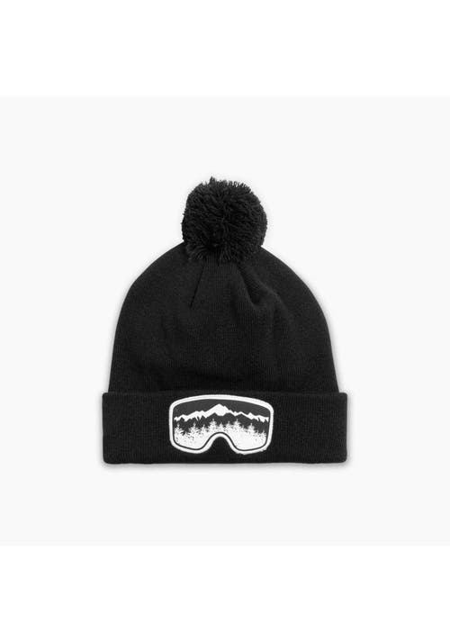 Turtle Fur Kids'  Youth Scenic Vision Winter Hat In Black