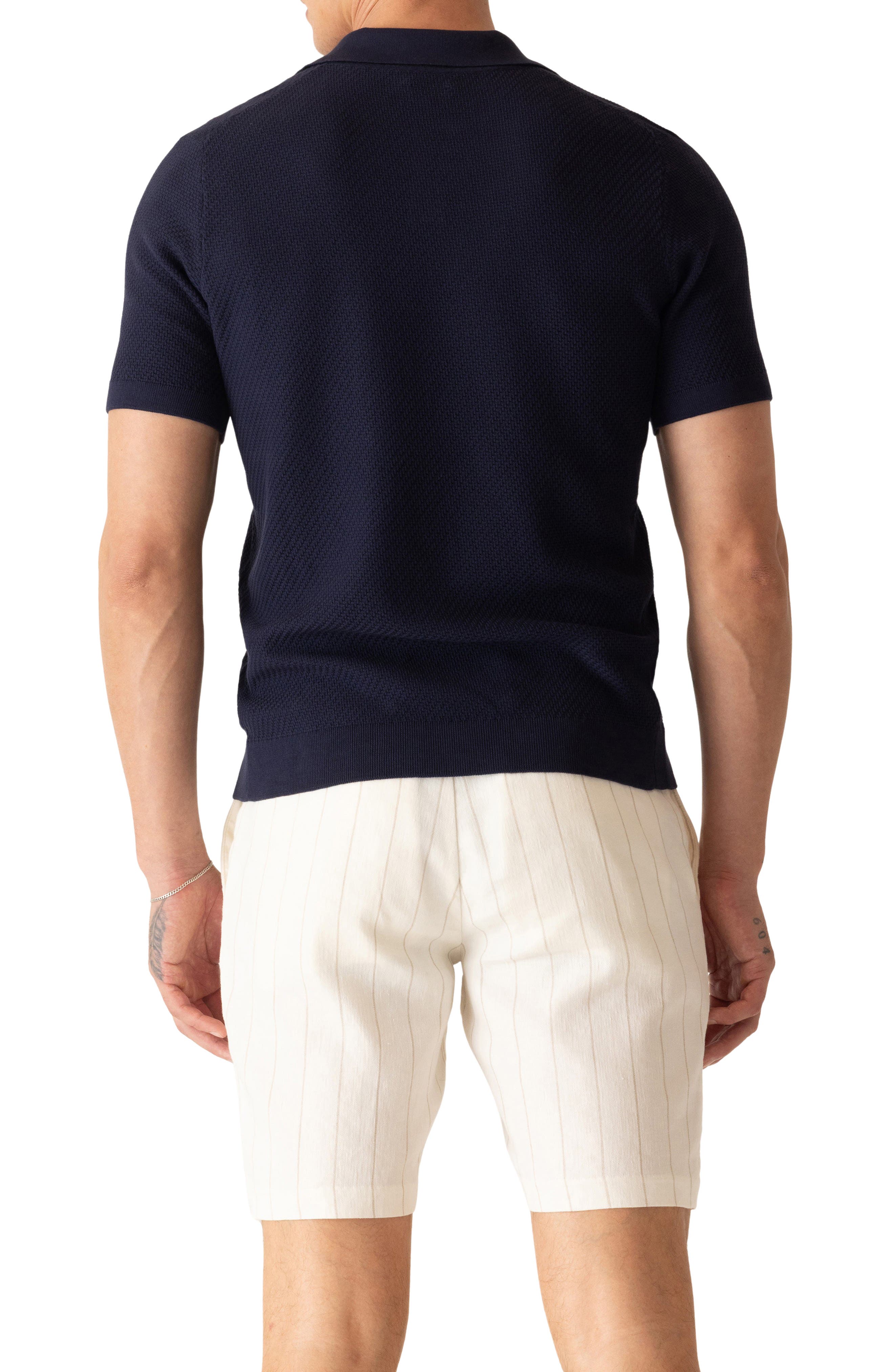 Modern Texture Knit Polo - image 4