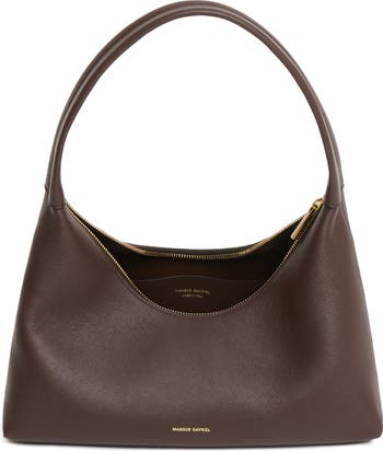 Candy Baguette Leather Shoulder Bag