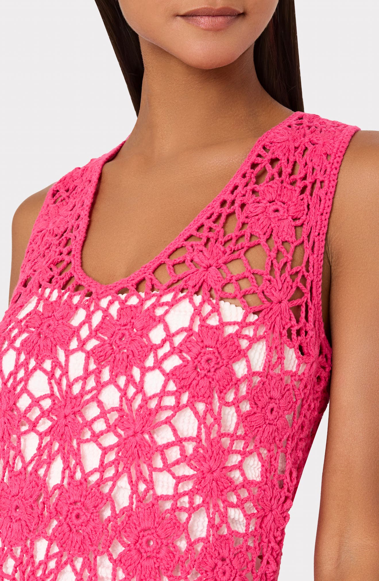 Crochet Midi Cover-Up Dress - image 2