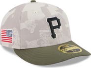 New Era Men's New Era Light Beige/Olive Pittsburgh Pirates 2025 Armed Forces Day Low Profile 59FIFTY Fitted Hat