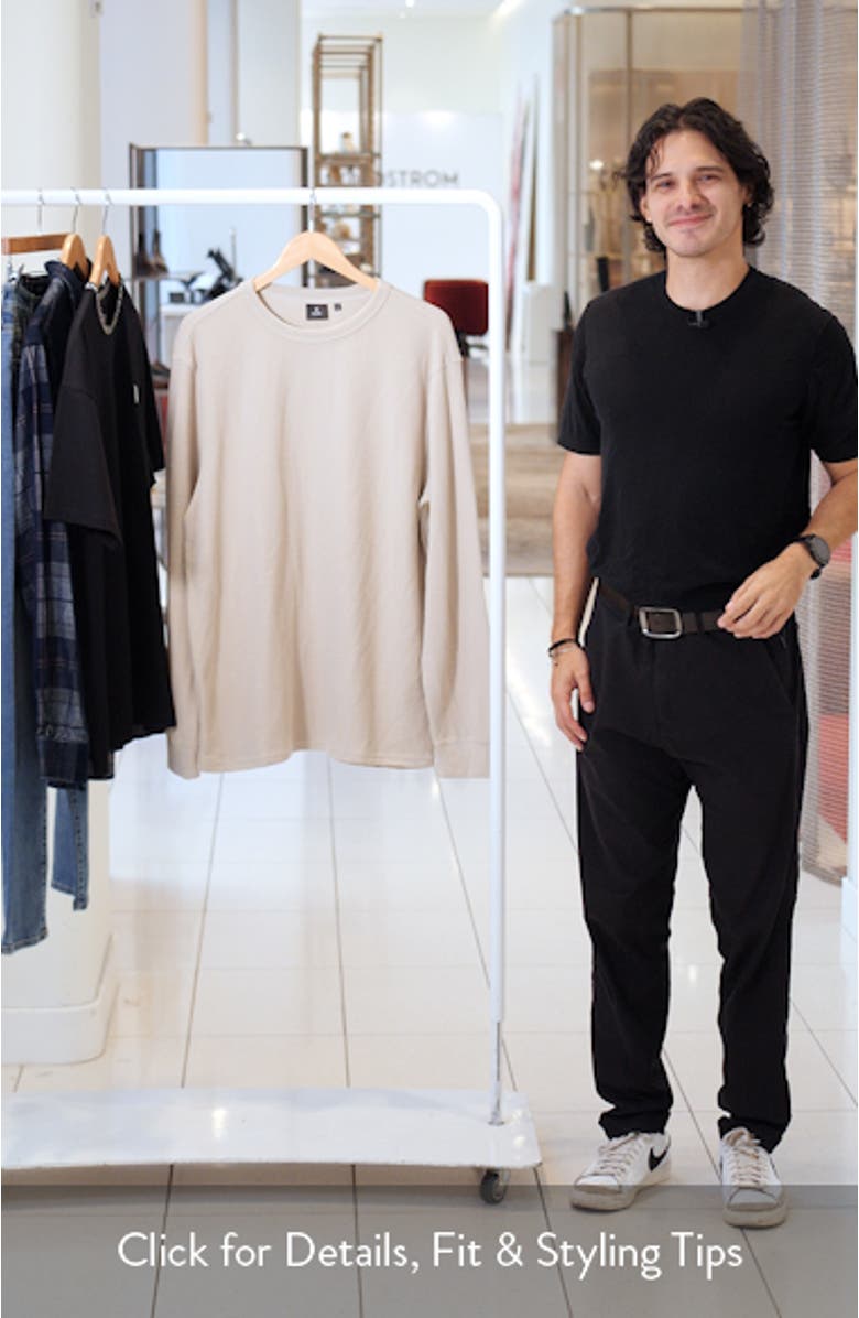 Well Worn Cotton Blend Thermal Sweatshirt, sales video thumbnail