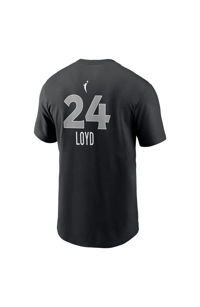 Nike Men's Nike Jewell Loyd Black Las Vegas Aces Explorer Edition Name & Number T-Shirt, Alternate, color, Black
