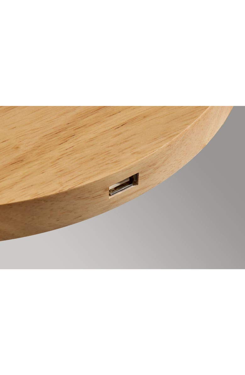 ADESSO LIGHTING Caldwell Shelf Floor Lamp, Alternate, color, Black