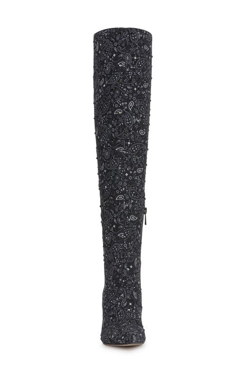 Jessica Simpson Earon Pointed Toe Over The Knee Boot In Multi
