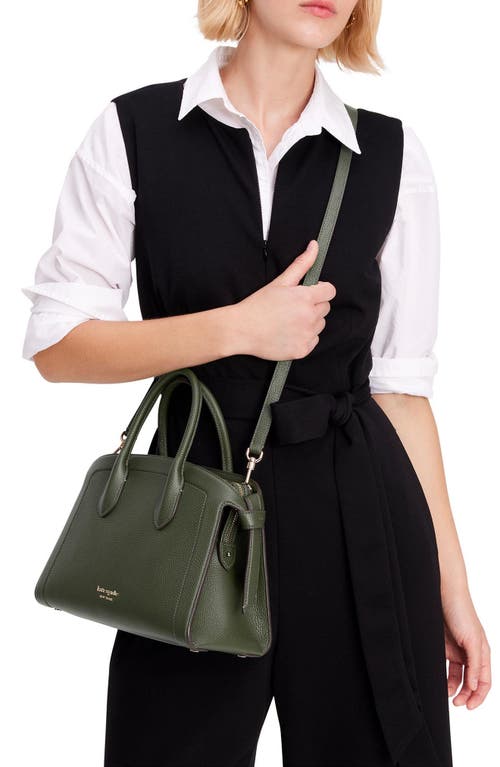 Kate Spade Medium Knott Pebbled Leather Satchel
