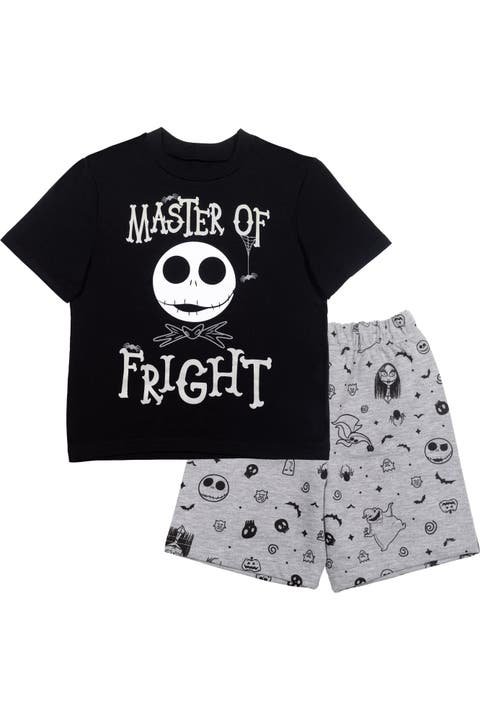 Nightmare Before Christmas Halloween 2-Piece T-Shirt and Shorts Set