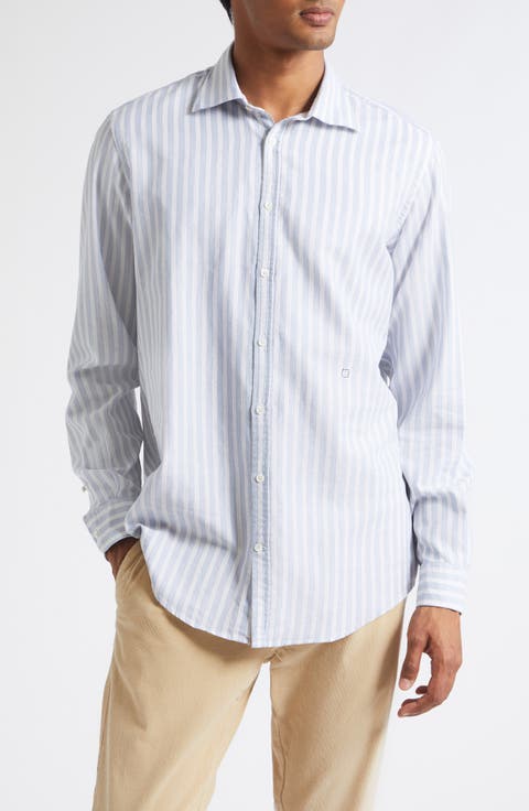 Plaid Cotton Button-Up Western Shirt