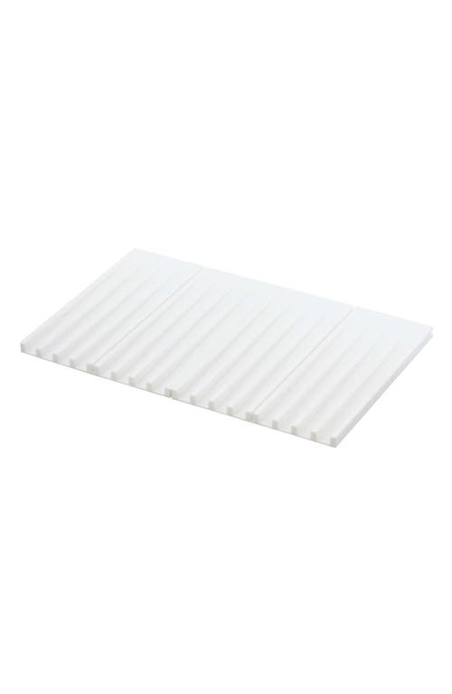 Yamazaki Tower Foldable Drainer Tray In White