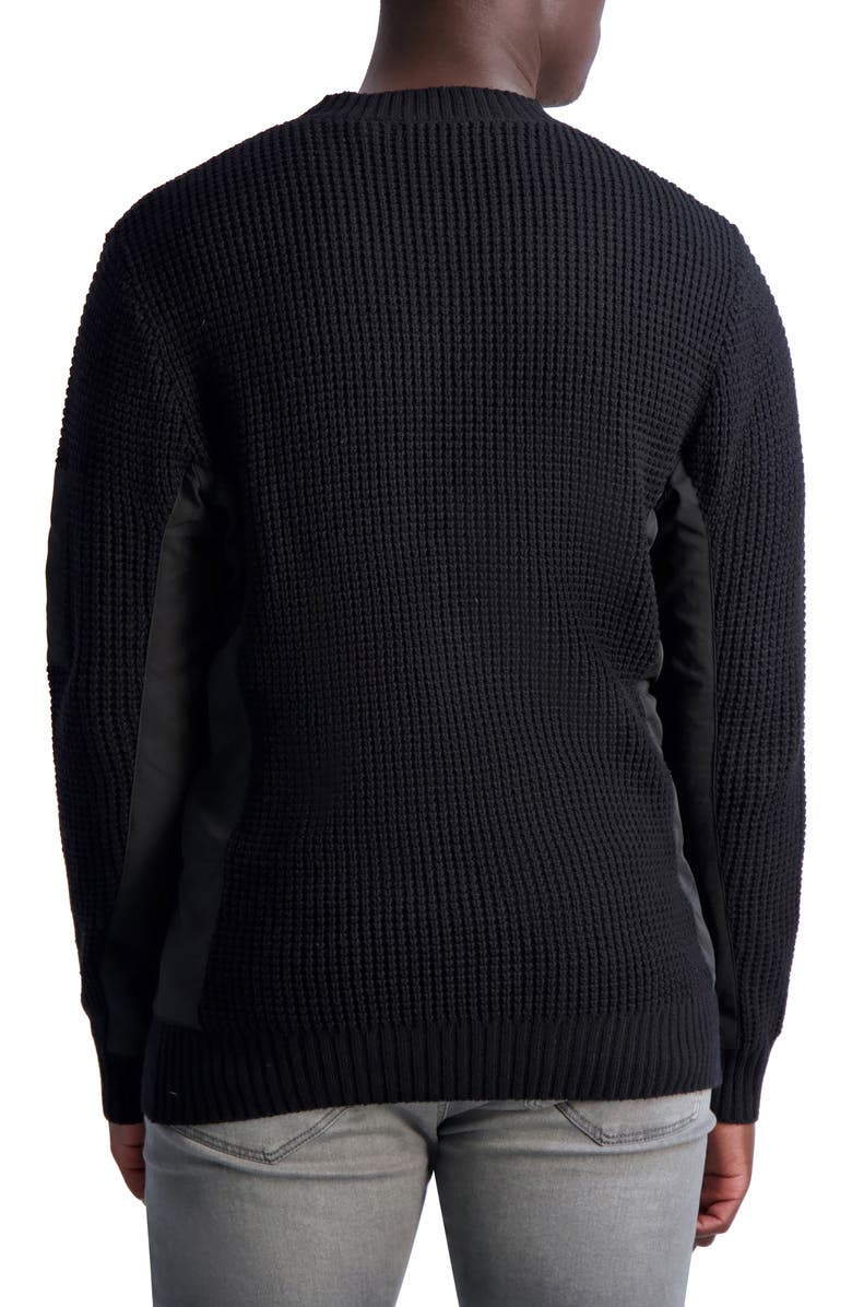 KARL LAGERFELD PARIS Crewneck Sweater, Alternate, color, 