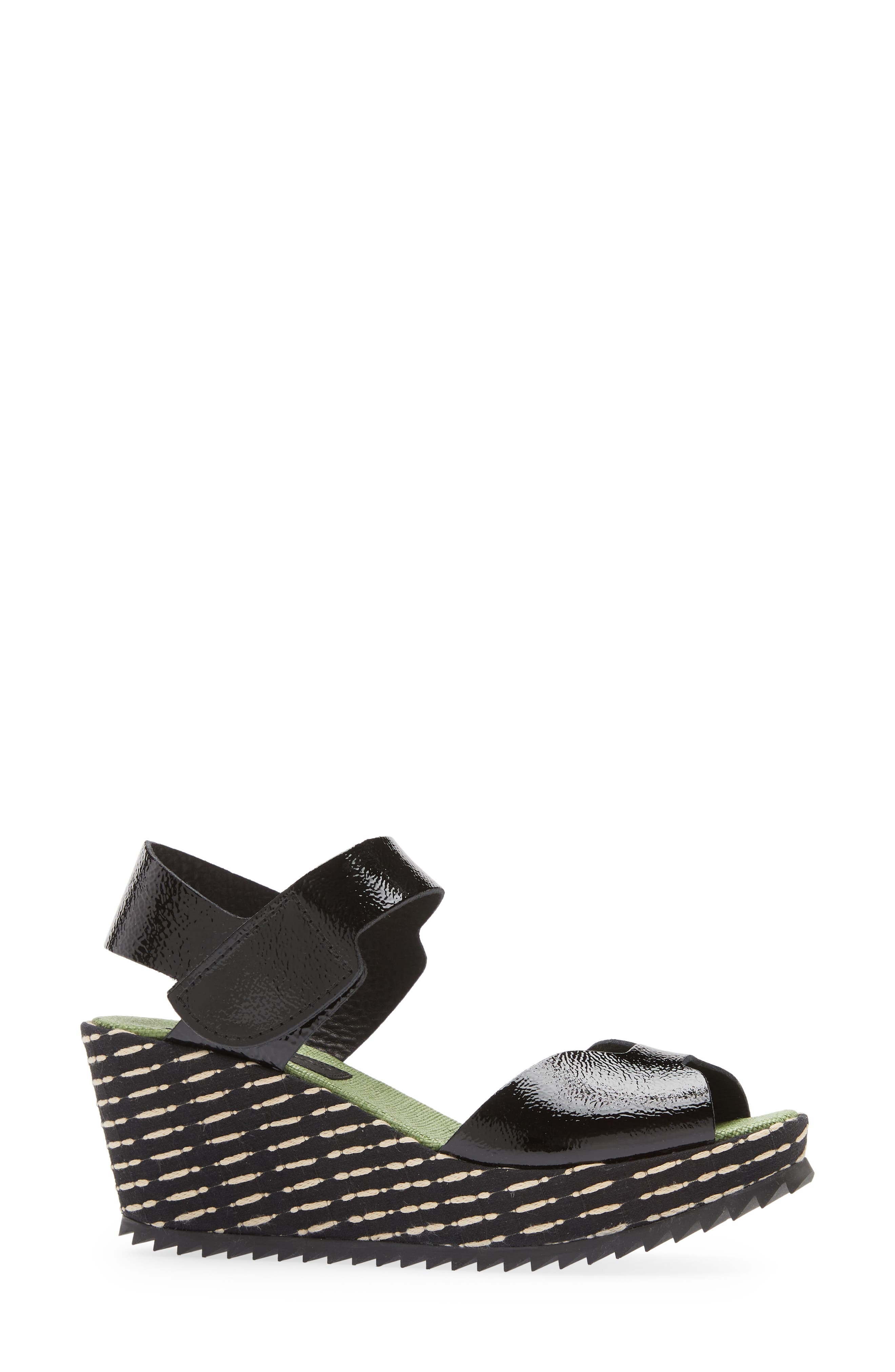 Pedro Garcia Fama Platform Wedge Sandal, Alternate, color, 