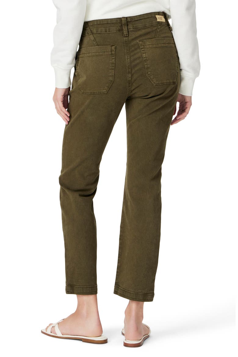 Mayslie Patch Pocket Ankle Straight Leg Jeans, Alternate, color, VOLIVMEDOW