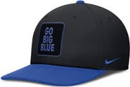 Nike Men's Nike Black/Royal Kentucky Wildcats 2025 Sideline Campus Pro Local Snapback Hat