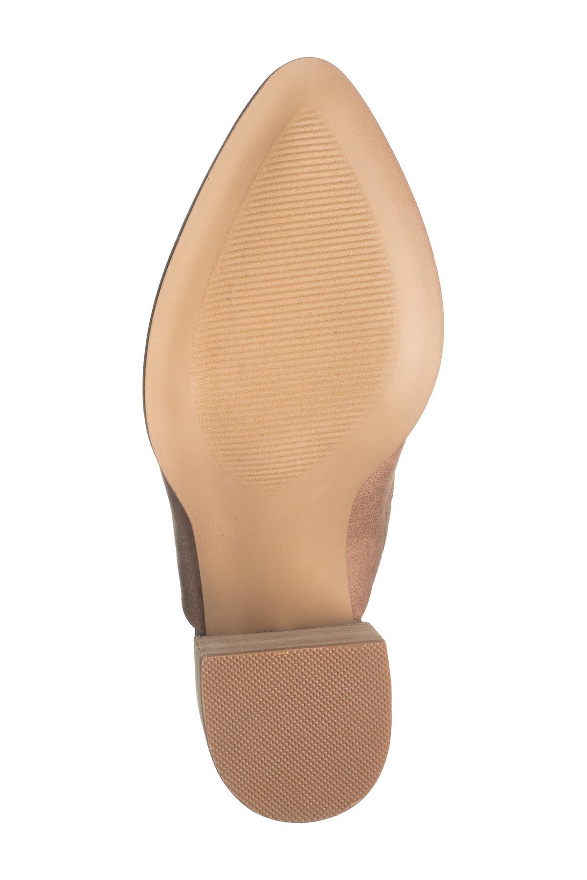 Tendle Block Heel Mule, Alternate, color, NUDE SUEDE