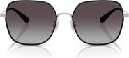 COACH 57mm Irregular Round Sunglasses