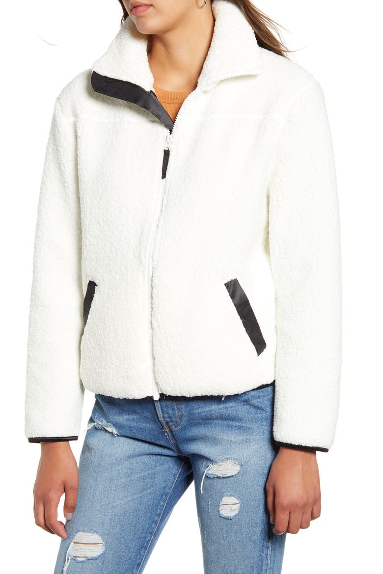 Fleece Jacket, Alternate, color, IVORY
