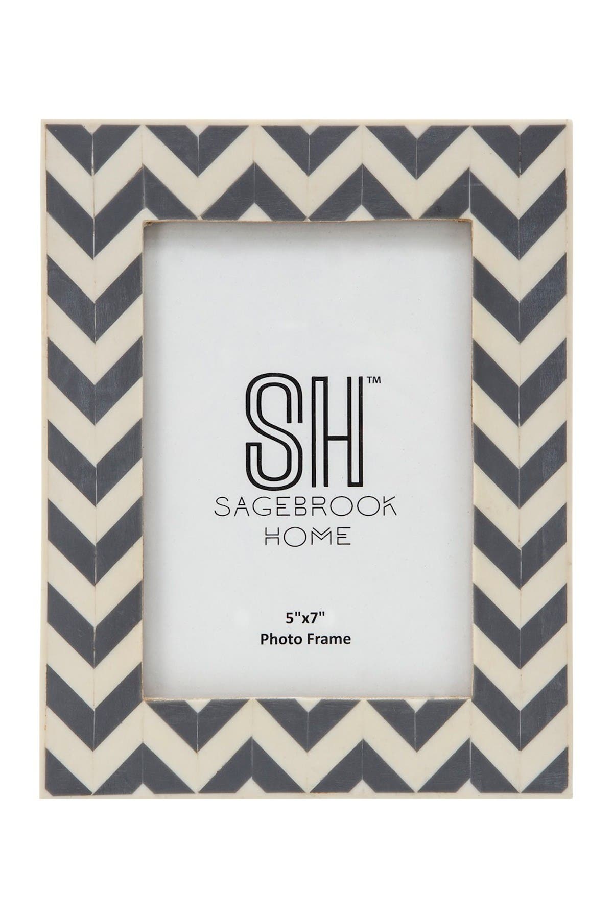 SAGEBROOK HOME White 5x7 Resin Chevron Photo Frame (Women) | Nordstromrack