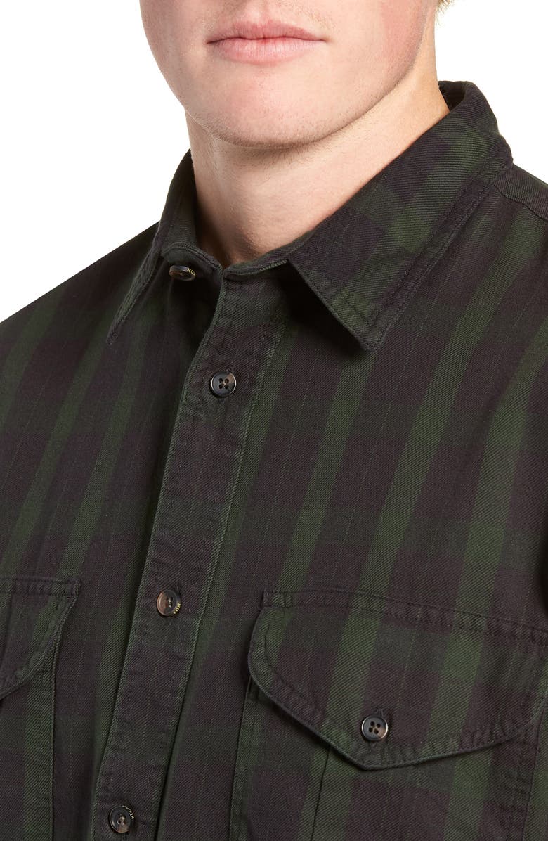 Filson Alaskan Guide Regular Fit Twill Shirt, Alternate, color, 