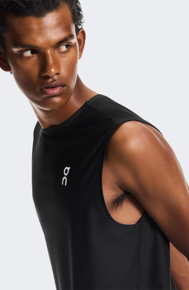 On Court Performance Tennis Tank, Alternate, color, Black