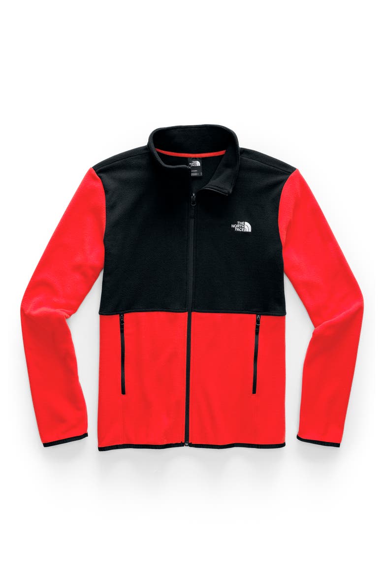 TKA Glacier Jacket, Alternate, color, FIERY RED/ TNF BLACK
