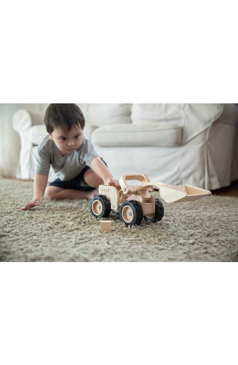 PlanToys<sup>®</sup> Bulldozer Toy, Alternate, color, Natural