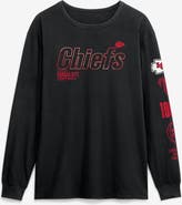 FANATICS Men's Fanatics Black Kansas City Chiefs Checkdown Pass Long Sleeve T-Shirt