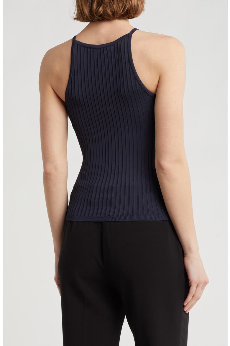 Box Rib Knit Camisole, Alternate, color, NAVY