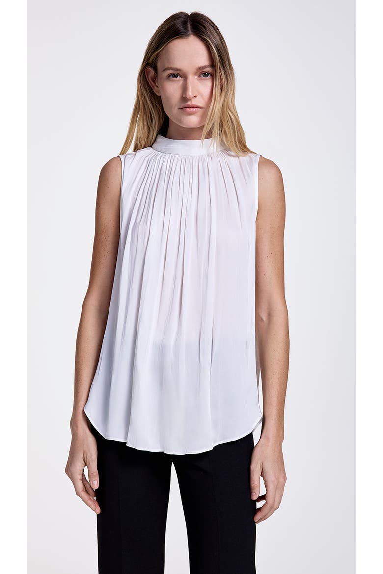 Gathered Shell Top, Main, color, Ivory