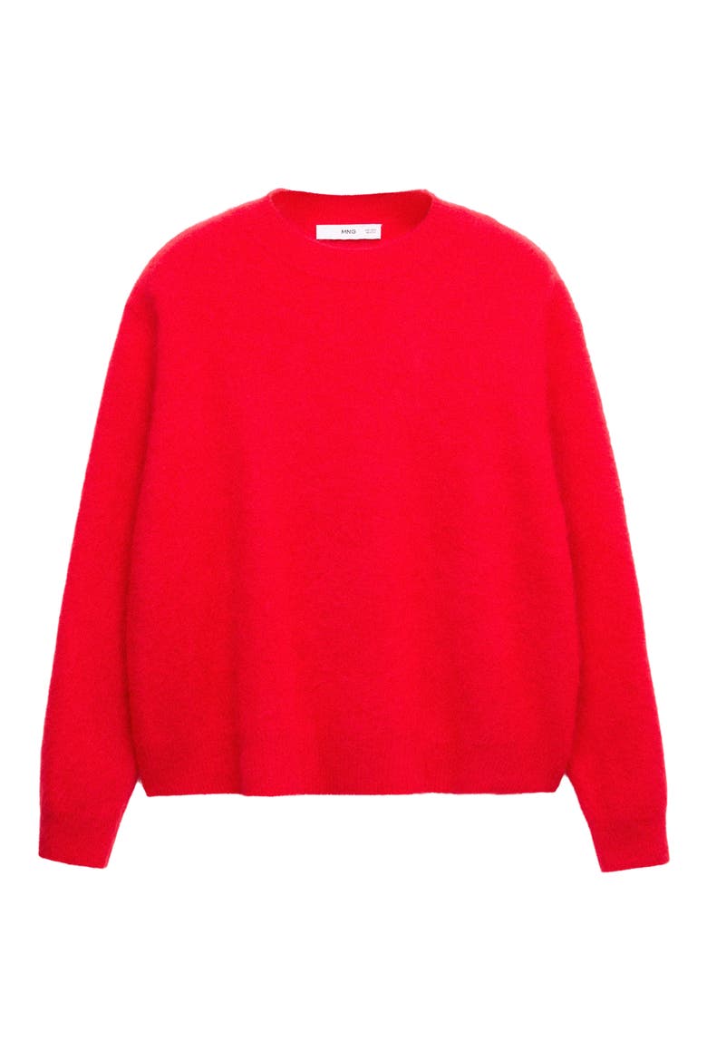 Oversized Wool Sweater, Alternate, color, RED