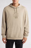 AllSaints Tierra Logo Cotton French Terry Graphic Hoodie