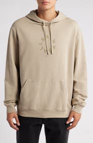 AllSaints Tierra Logo Cotton French Terry Graphic Hoodie