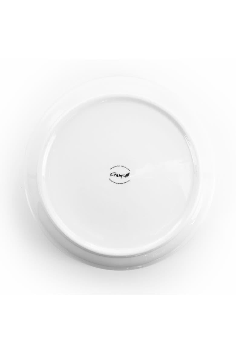 Carey 18 Piece Round Porcelain Dinnerware Set, Alternate, color, White