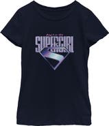 Supergirl Girl's Supergirl Girl of Steel Logo Graphic T-Shirt