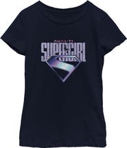 Supergirl Girl's Supergirl Girl of Steel Logo Graphic T-Shirt