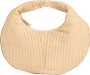 MODA LUXE Farrah Straw Hobo Bag